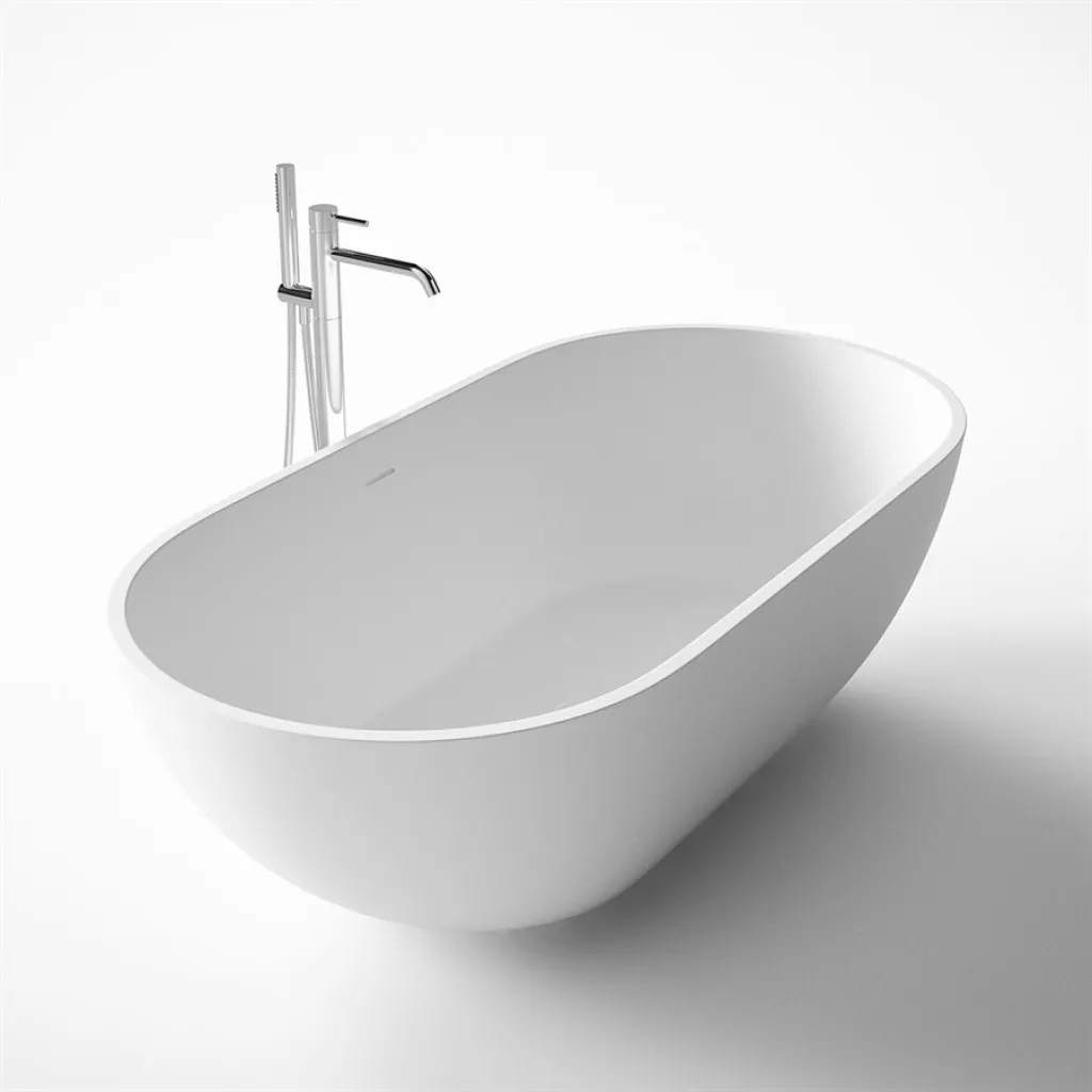 Pulcher® Mood 178 - Badewanne 178x88, Mattweiß SolidTec®