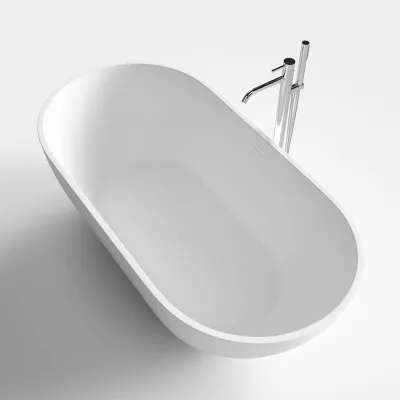 Pulcher® Mood 178 - Badewanne 178x88, Mattweiß SolidTec®