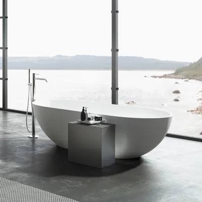 Pulcher® Mood 178 - Badewanne 178x88, Mattweiß SolidTec®