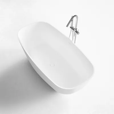 New Deep 162 - Badewanne 162x80, Massiv Mattweiß SolidTec®