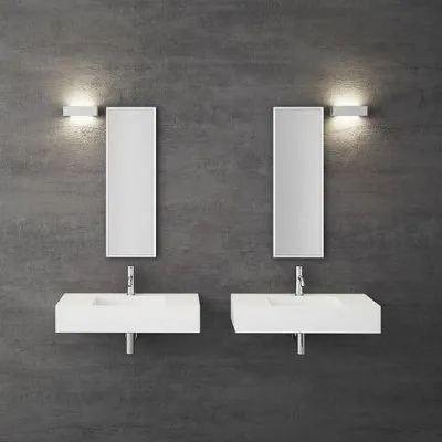 Contract 80C - 80x40 cm Waschbecken, Mathvid SolidTec®