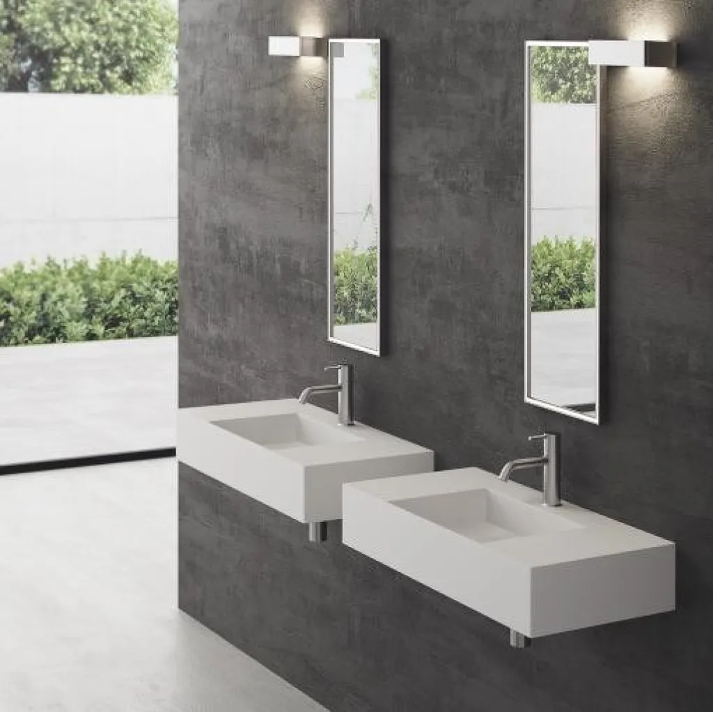 Contract 80C - 80x40 cm Waschbecken, Mathvid SolidTec®