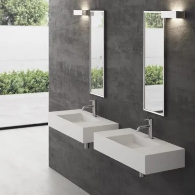 Contract 80C - 80x40 cm Waschbecken, Mathvid SolidTec®