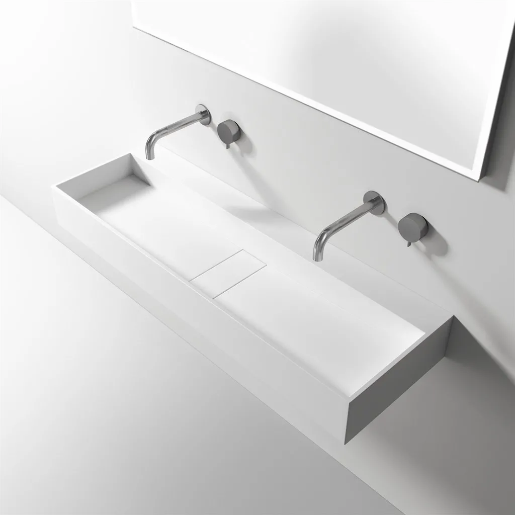 Contract 120 - 120x40 cm Waschbecken, Mathvid SolidTec®