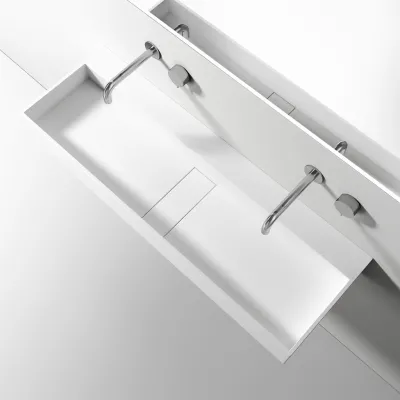 Contract 120 - 120x40 cm Waschbecken, Mathvid SolidTec®