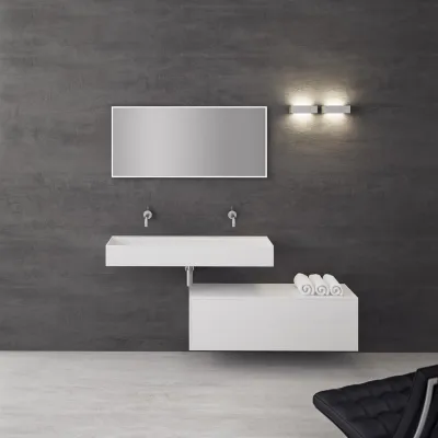 Contract 120 - 120x40 cm Waschbecken, Mathvid SolidTec®