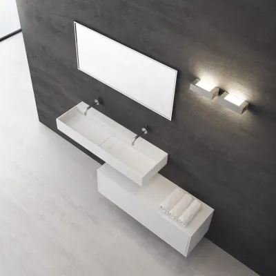 Contract 120 - 120x40 cm Waschbecken, Mathvid SolidTec®