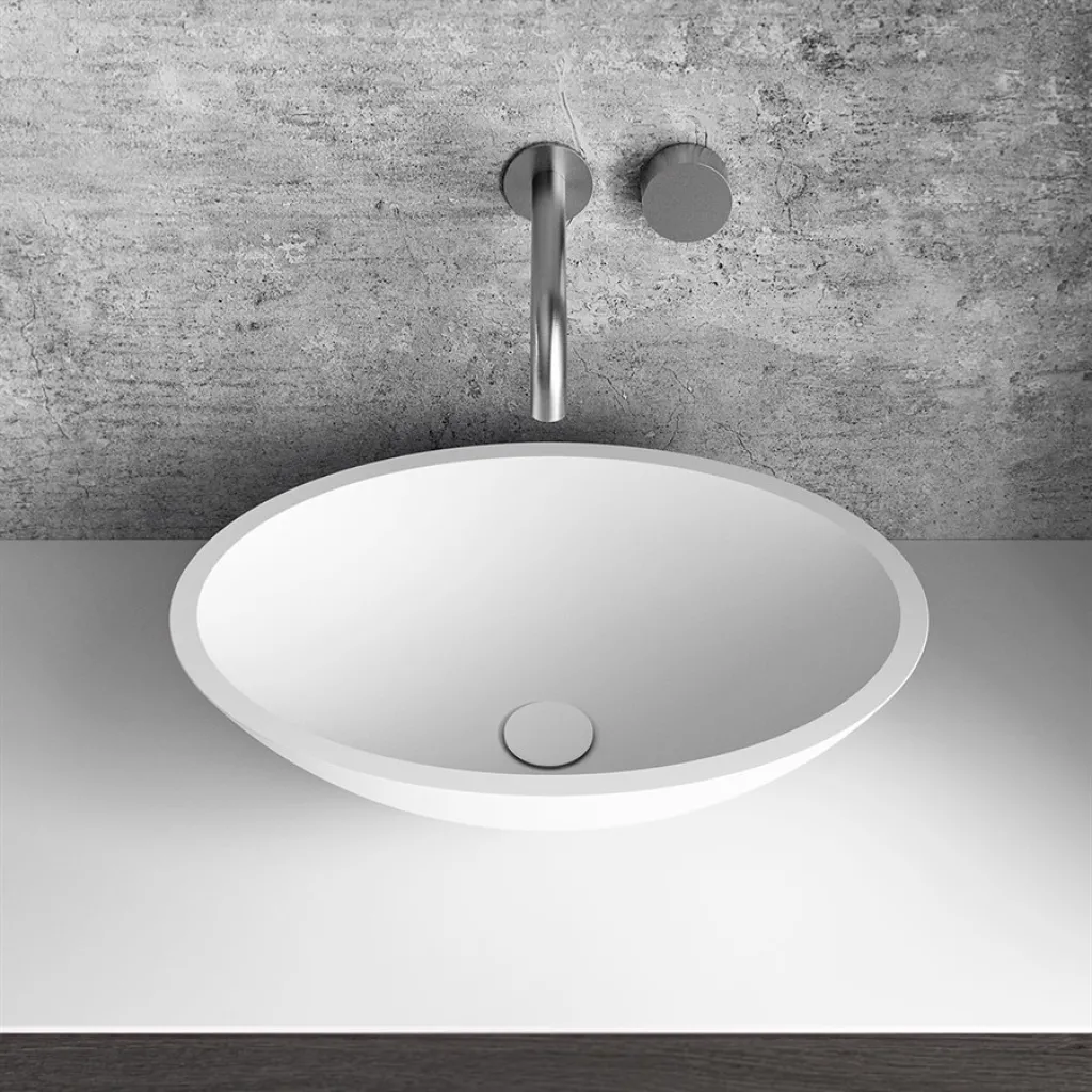 Spoon 52 - 52x38 Waschbecken, Mattweiß SolidTec®