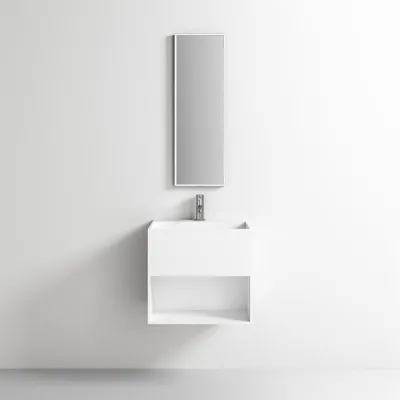 Boxo Inside 55 - 55x40 Spüle mit Stauraum, Mathvid SolidTec®