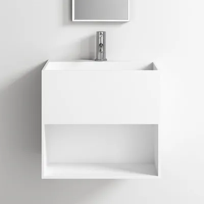 Boxo Inside 55 - 55x40 Spüle mit Stauraum, Mathvid SolidTec®
