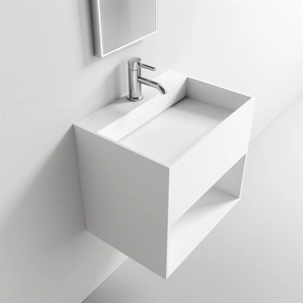Boxo Inside 55 - 55x40 Spüle mit Stauraum, Mathvid SolidTec®