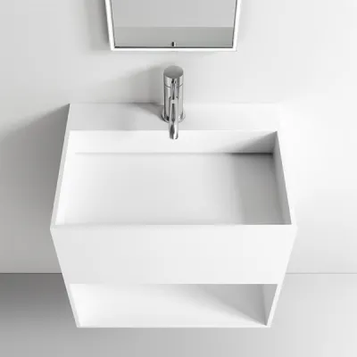 Boxo Inside 55 - 55x40 Spüle mit Stauraum, Mathvid SolidTec®