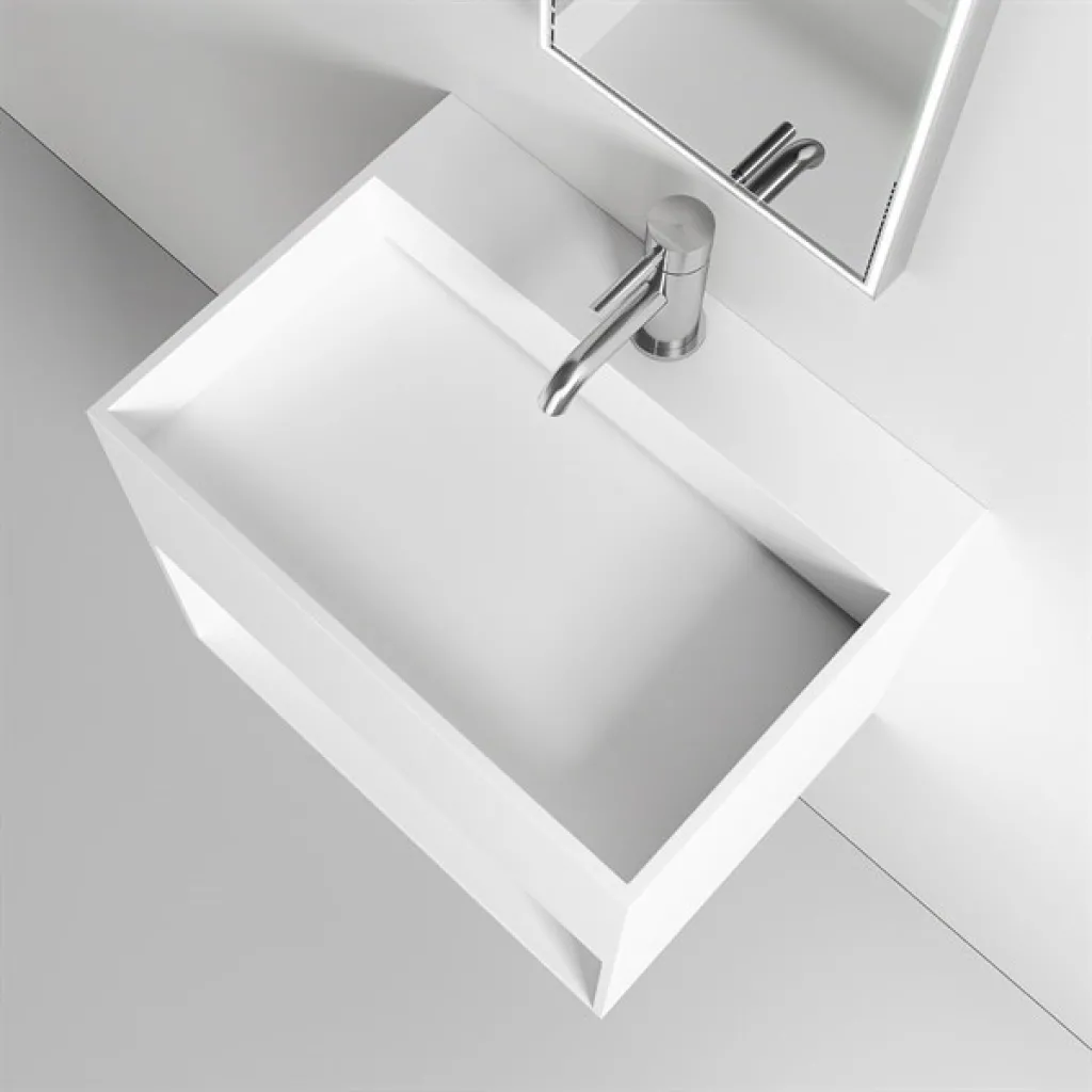 Boxo Inside 55 - 55x40 Spüle mit Stauraum, Mathvid SolidTec®