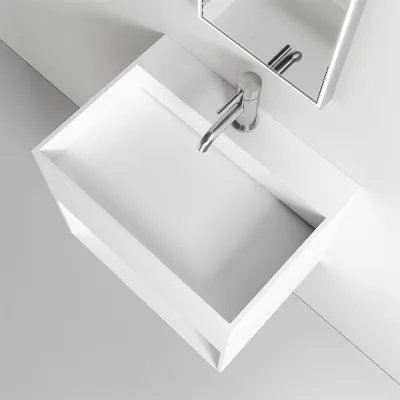 Boxo Inside 55 - 55x40 Spüle mit Stauraum, Mathvid SolidTec®