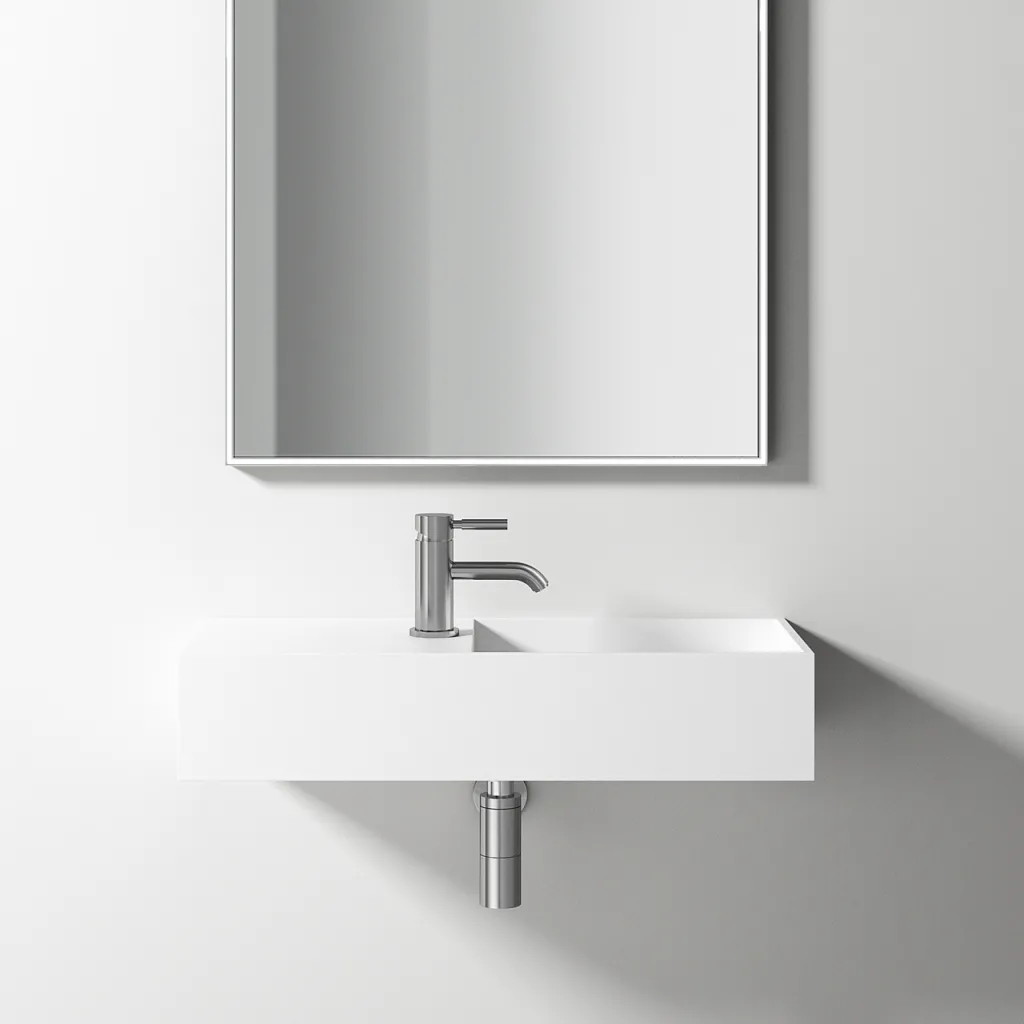 Kubo Inside 75R - 75x32,5 Spüle rechts, Mathvid SolidTec®