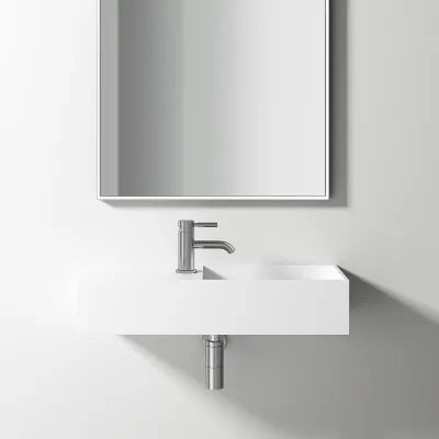 Kubo Inside 75R - 75x32,5 Spüle rechts, Mathvid SolidTec®