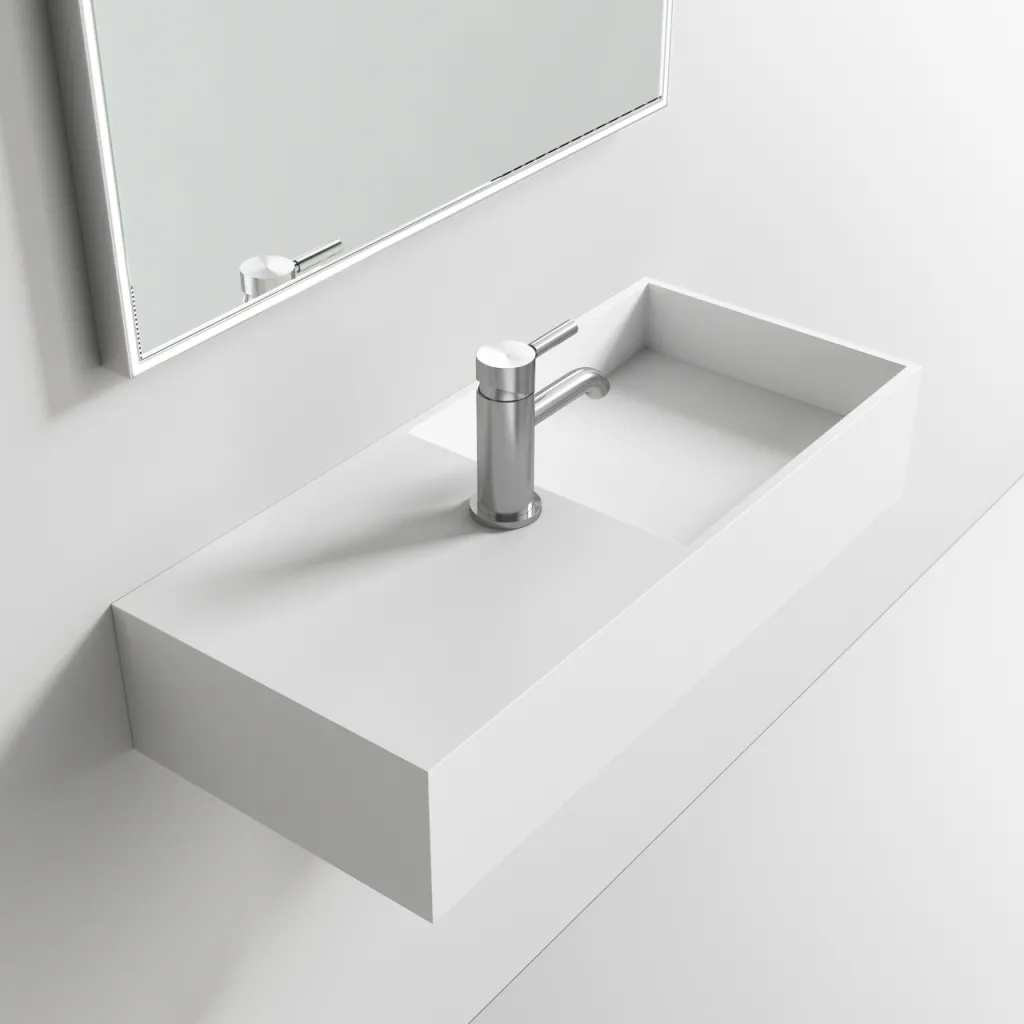 Kubo Inside 75R - 75x32,5 Spüle rechts, Mathvid SolidTec®