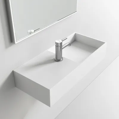 Kubo Inside 75R - 75x32,5 Spüle rechts, Mathvid SolidTec®