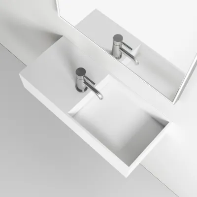 Kubo Inside 75R - 75x32,5 Spüle rechts, Mathvid SolidTec®
