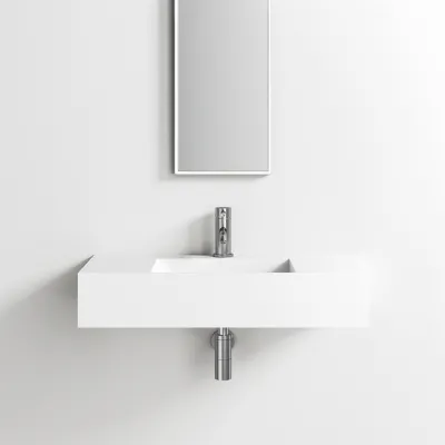 Contract Inside 80 - 80x40 cm Waschbecken, Mathvid SolidTec®
