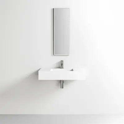 Contract Inside 80 - 80x40 cm Waschbecken, Mathvid SolidTec®