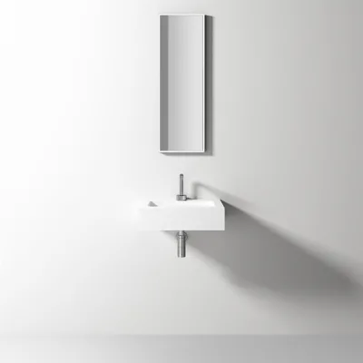 Waterproof 50 - 50x40 cm Waschbecken, Mathvid SolidTec®