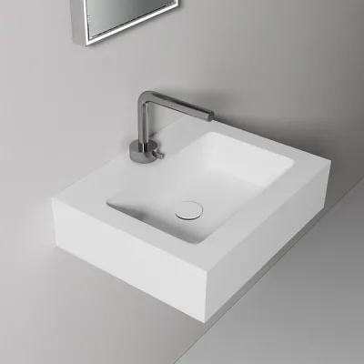 Waterproof 50 - 50x40 cm Waschbecken, Mathvid SolidTec®