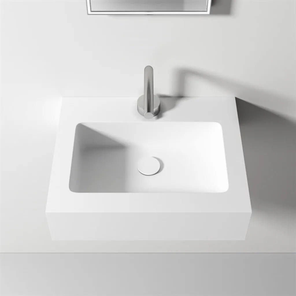 Waterproof 50 - 50x40 cm Waschbecken, Mathvid SolidTec®