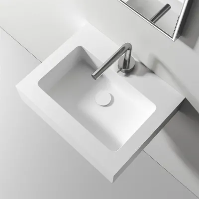 Waterproof 50 - 50x40 cm Waschbecken, Mathvid SolidTec®