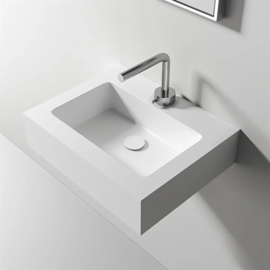 Waterproof 50 - 50x40 cm Waschbecken, Mathvid SolidTec®