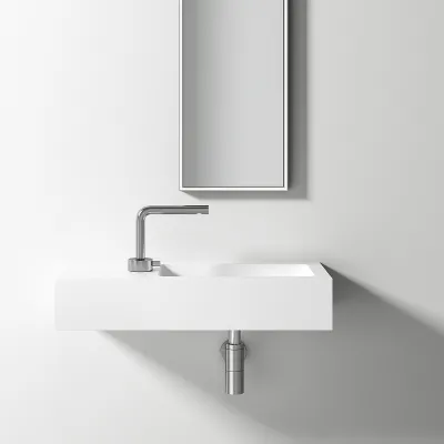 Waterproof 70R - 70x32 cm Spüle rechts, Mathvid SolidTec®