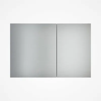 Pulcher Air -  Spülbeckenplatte, Gebürstetes Inox