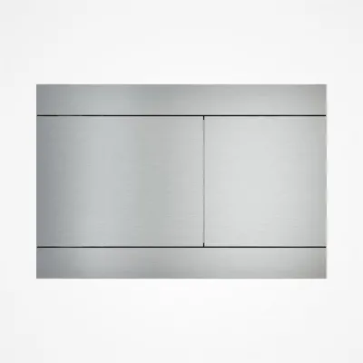 Pulcher Plano - Spülbeckenplatte, Gebürstetes Inox