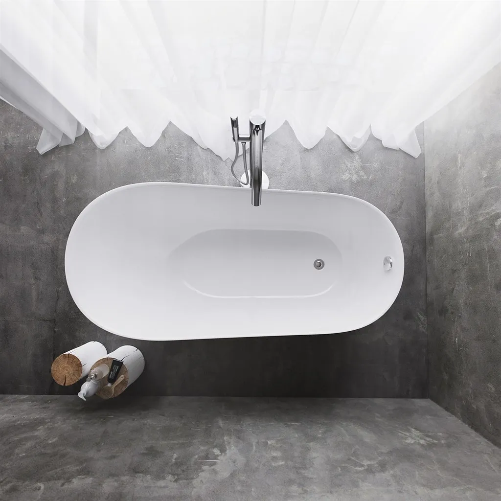Riviera 150 - 150x72, Weiß glänzend