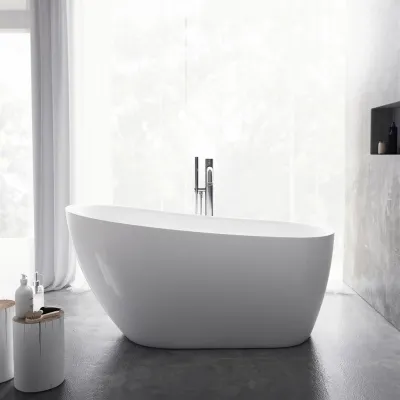 Riviera 150 - 150x72, Weiß glänzend