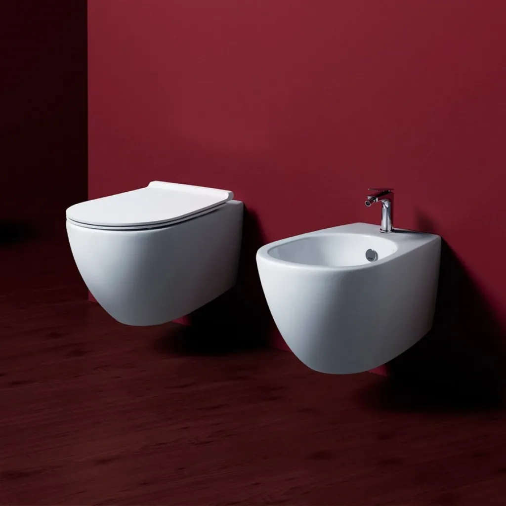 Vignoni VI18 Væghængt Toilet - Weiß