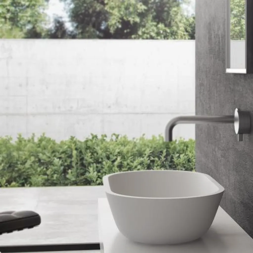 Mood One 55 - 55x32 Waschbecken, Mattweiß SolidTec®