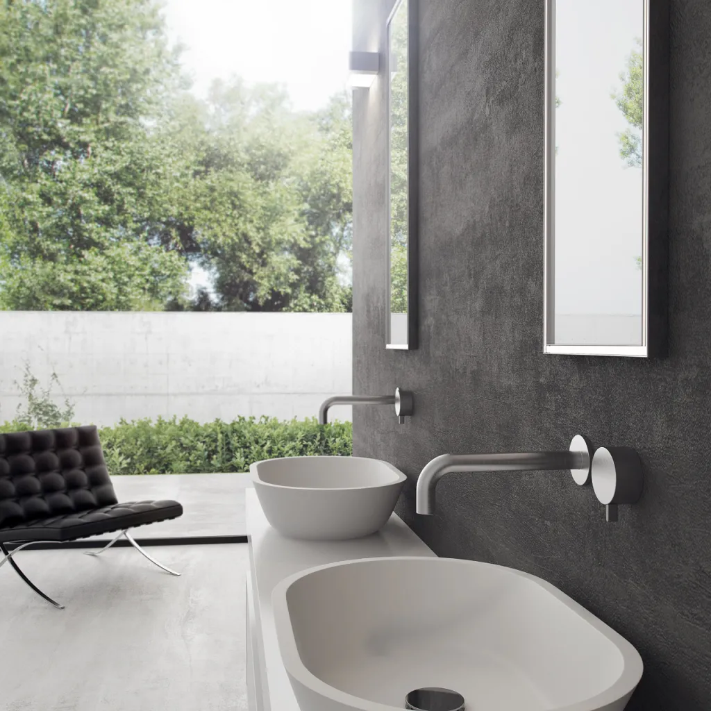 Mood Two 58 - 58x38 Waschbecken, Mattweiß SolidTec®