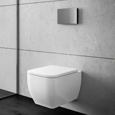 The Class TC18 - 50 cm, Rimless + EasyClean, Weiß