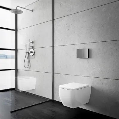 The Class TC18 - 50 cm, Rimless + EasyClean, Weiß