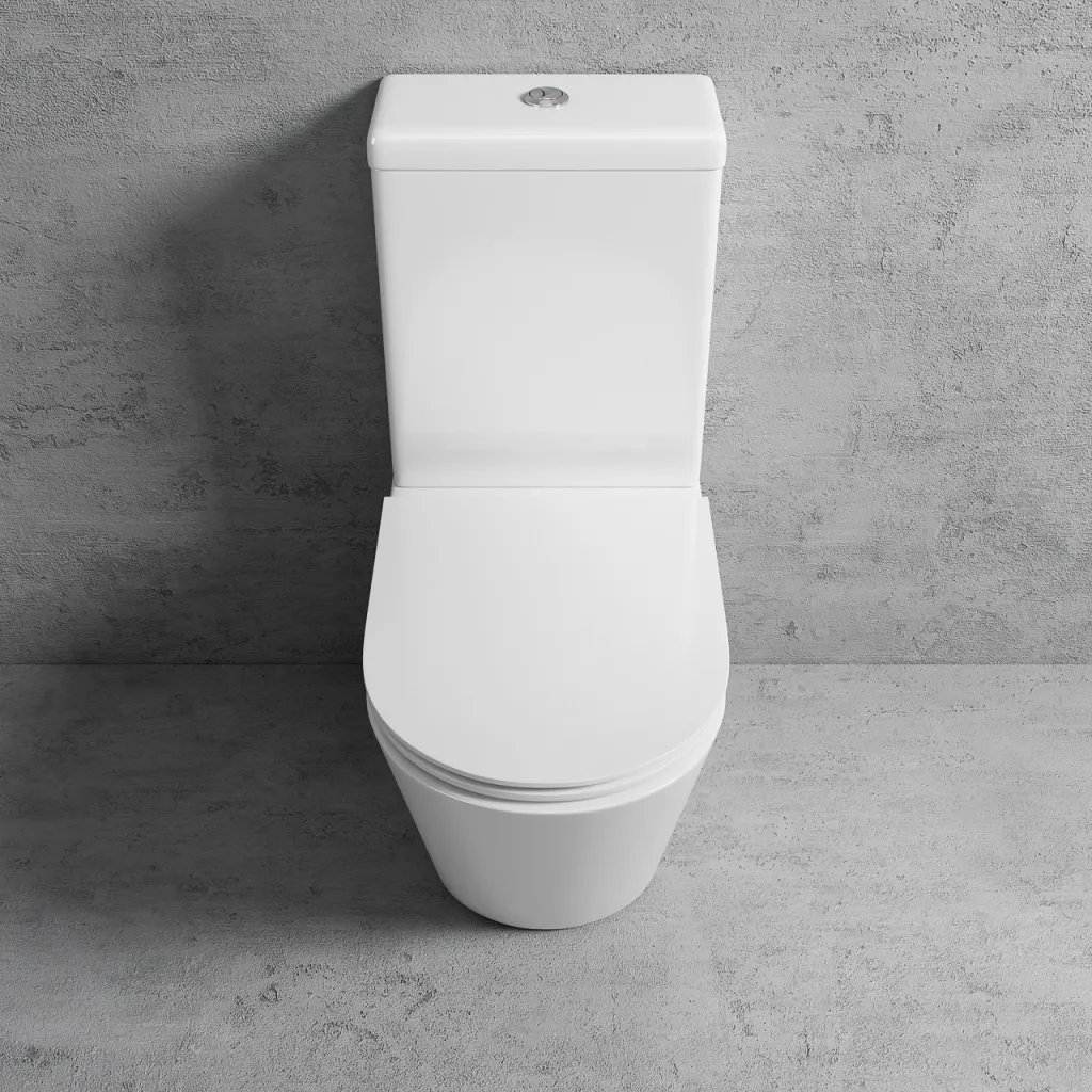 Urban Chic UC09 - Toilette mit Geberit-Wasserspardoppelt. ausspülen, Weiß