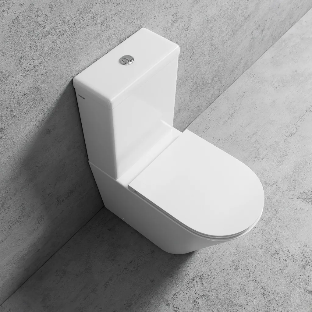 Urban Chic UC09 - Toilette mit Geberit-Wasserspardoppelt. ausspülen, Weiß