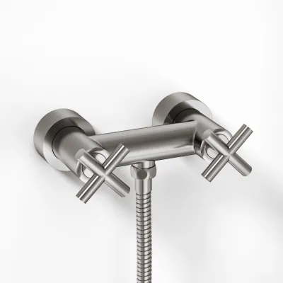 Fly Classic FBR204 S01 - Duschmischer, PVD gebürsteter Stahl