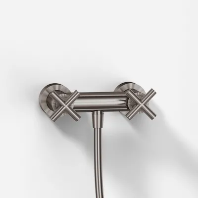 Fly Classic FBR204 S01 - Duschmischer, PVD gebürsteter Stahl