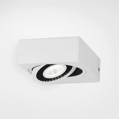 Brick 01 - LED-Wandleuchte, 16x12,5x5h, IP20, Weiß