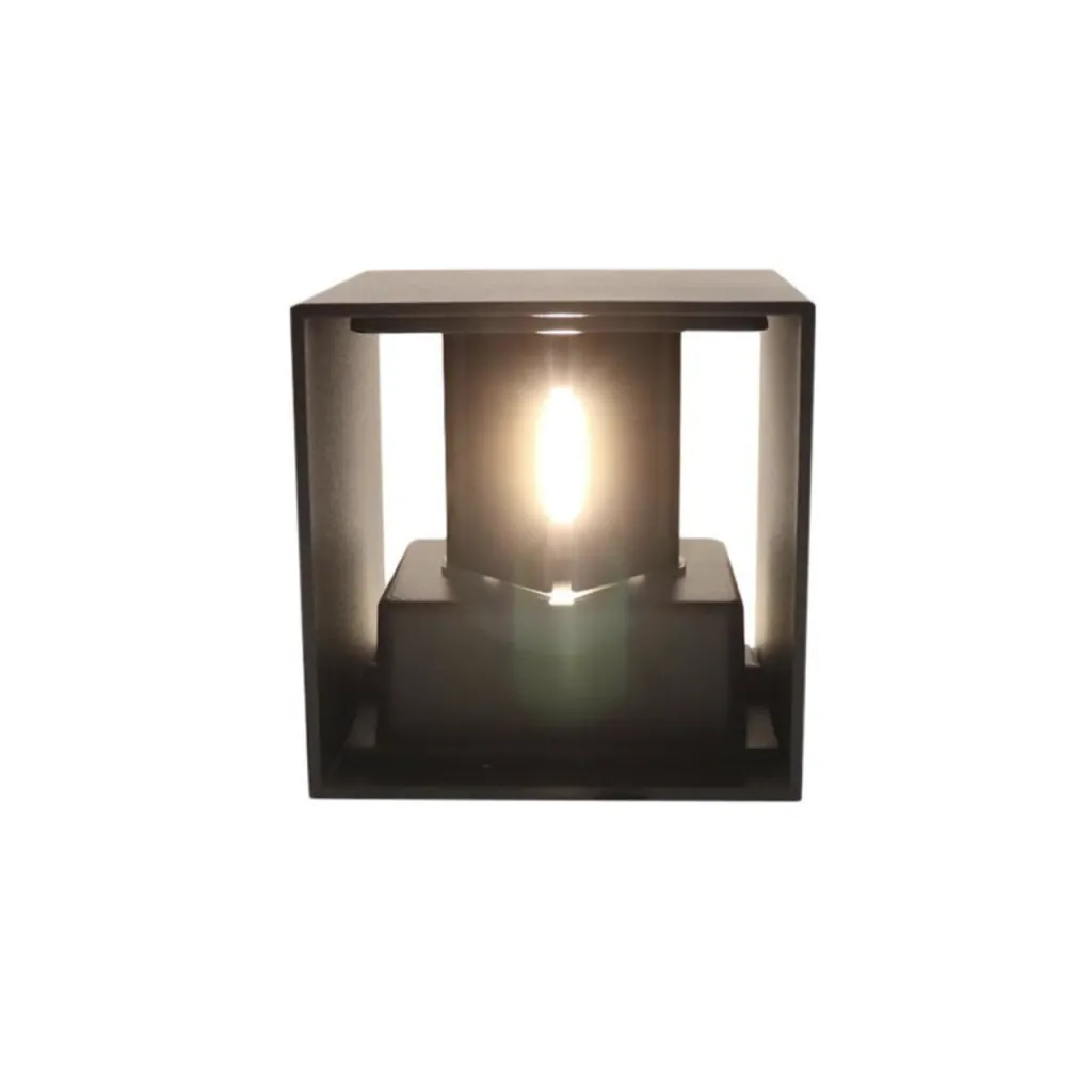UP&DOWN - LED Wandleuchte, 100x100, IP 54, Schwarz