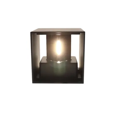 UP&DOWN - LED Wandleuchte, 100x100, IP 54, Schwarz