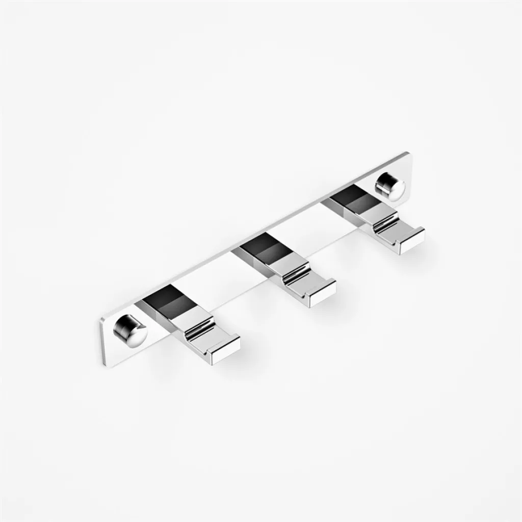 Nova N3 - Reihe mit 3 Haken, Chrom