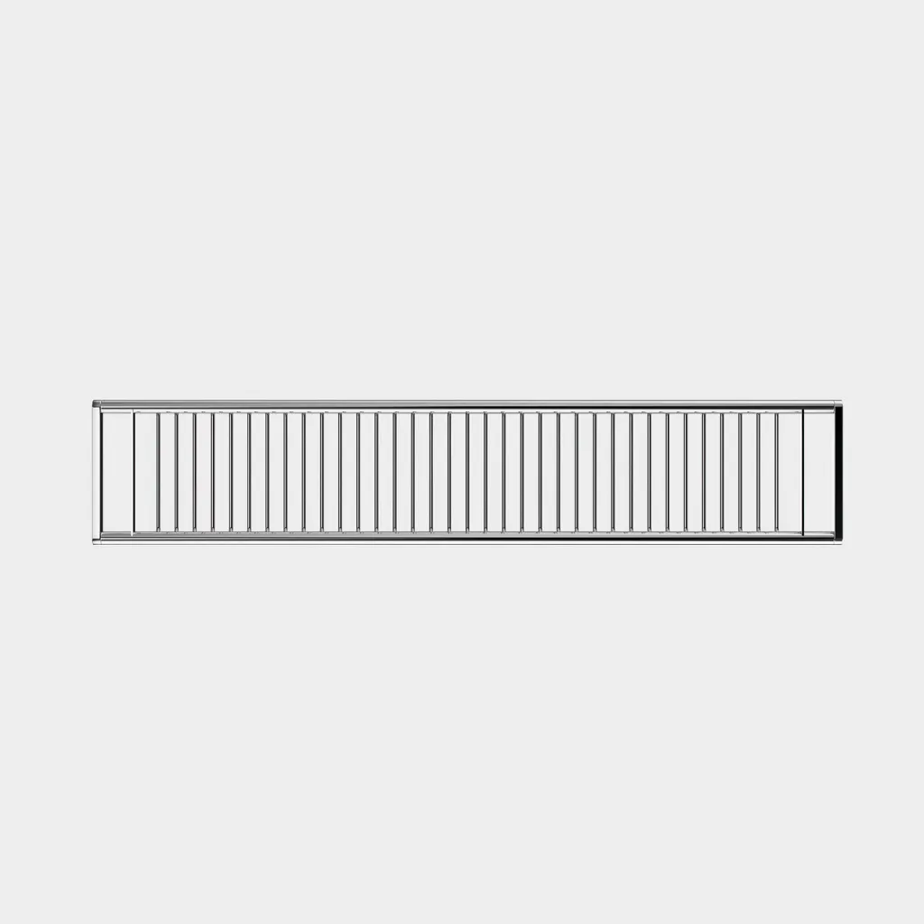 Class C91 - Wannenregal, verstellbar von 70–95 cm, Chrom