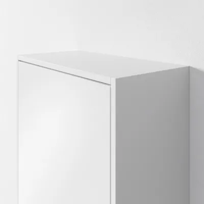 Copenhagen Block BHC3316 - 30x35x160 cm Hochschrank, Mattweiß